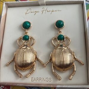 Paige H Bohemian Bee Design Dangle Earrings
